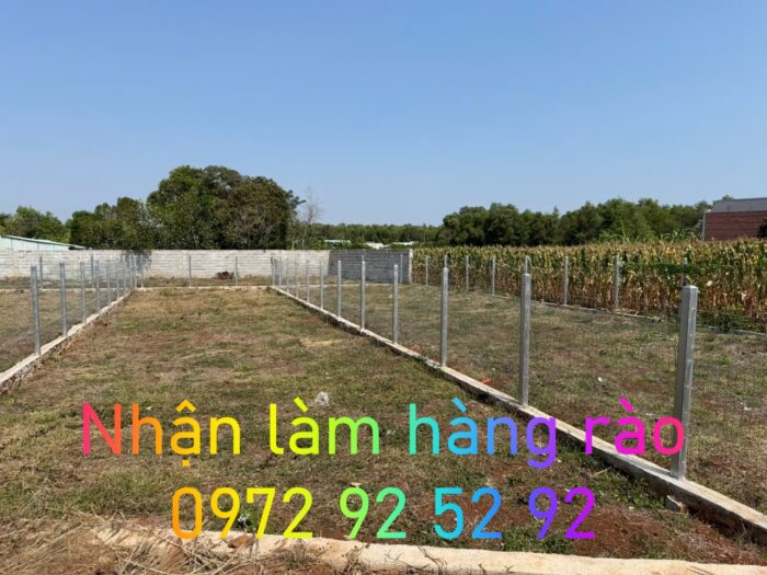 Nhận làm hàng rào giá rẻ tại xã Ngãi Giao, Nghĩa Thành, Bình Giã 0972 92 52 92
