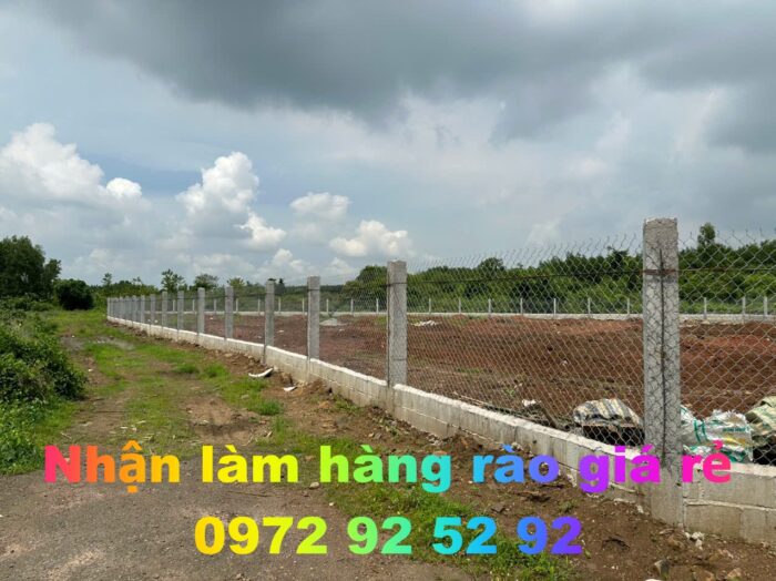 Nhận làm hàng rào giá rẻ tại Nghĩa Thành, Hồ Chí Minh 0972 92 52 92